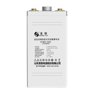 Bateria de ácido de chumbo de ciclo profundo GFMD-200C 2V200Ah recarregável para comunicação de energia UPS