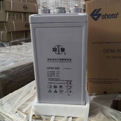 Shuangdeng Regeneração GFM-300 Bateria de Ácido de Chumbo 2V300Ah para comunicação de energia UPS
