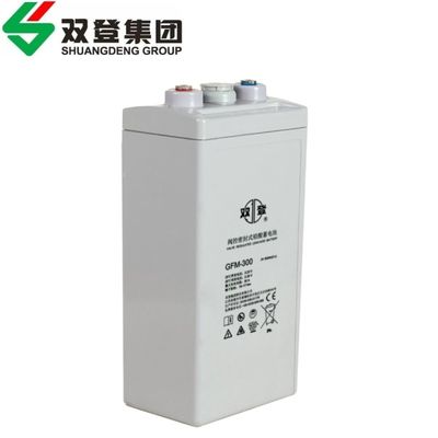 Shuangdeng Regeneração GFM-300 Bateria de Ácido de Chumbo 2V300Ah para comunicação de energia UPS