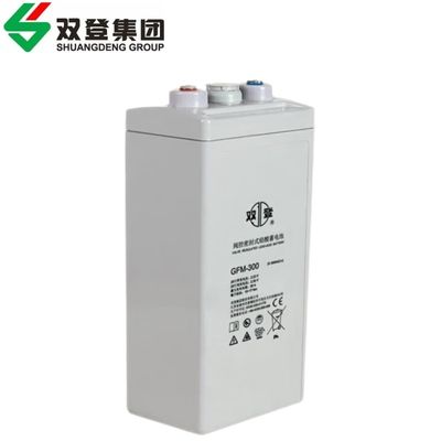 Shuangdeng Regeneração GFM-300 Bateria de Ácido de Chumbo 2V300Ah para comunicação de energia UPS