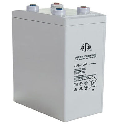 Bateria de ácido de chumbo de alta capacidade 2V1000Ah para energia de armazenamento de energia solar