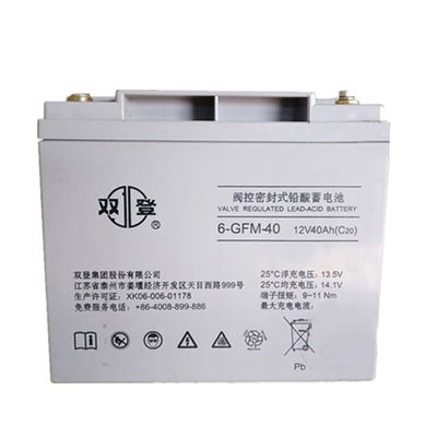 12V40Ah Shuangdeng 6-GFM-40 Bateria de Ácido de Chumbo para Comunicação de Energia UPS Carregável