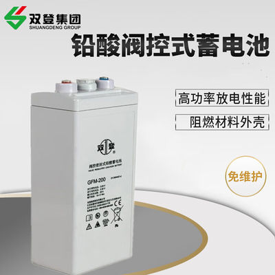 Shuangdeng GFM-200 Placa de substituição para 2V200Ah Bateria de Ácido de Chumbo Altura total 365mm