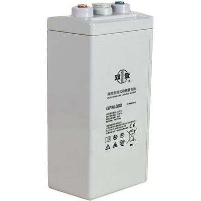 Manutenção Shuangdeng 2V300Ah Bateria de Ácido de Chumbo para Sistema de Energia de Armazenamento de Energia Solar