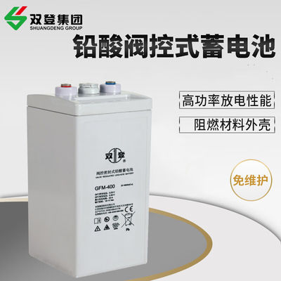 Shuangdeng GFM-400 Bateria de Ácido de Chumbo 2V400Ah A escolha perfeita para sistemas de energia UPS