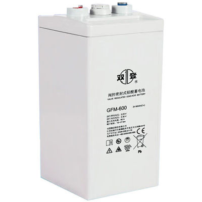 Potente bateria de 2V600Ah para equipamentos médicos e energia UPS de Shuangdeng GFM-600