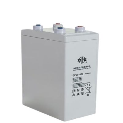 GFM-1000 Bateria de Ácido de Chumbo 2V1000Ah para Sistema de Segurança de Energia Largura 181mm comprimento 370mm