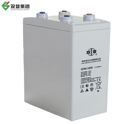 GFM-1000 Bateria de Ácido de Chumbo 2V1000Ah para Sistema de Segurança de Energia Largura 181mm comprimento 370mm