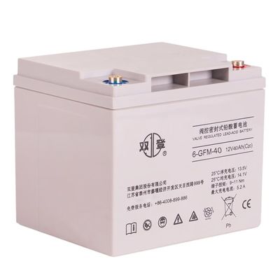 Bateria de ácido de chumbo Shuangdeng 6-GFM-40 de alta capacidade de 12V40Ah para sistemas UPS e de energia