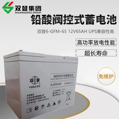 Shoto/6-GFM-65 Bateria de Ácido de Chumbo 12V65AH para Comunicação e Armazenamento de Energia Solar