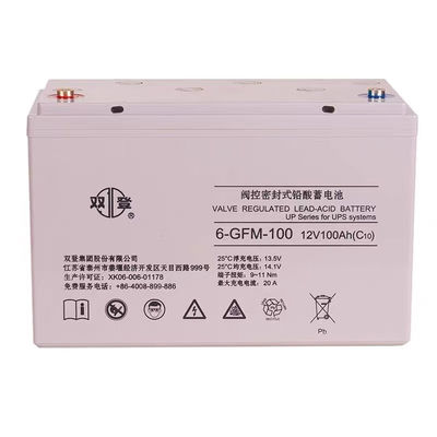 AGM 12V100Ah Shoto 6-GFM-100 Bateria de Ácido de Chumbo para Armazenamento e Comunicação de Energia Solar
