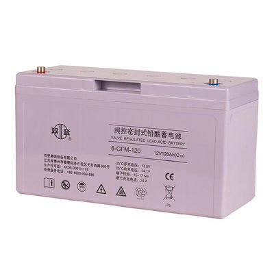 Bateria de ácido de chumbo 6-GFM-120 recarregável de 12V120AH para sistema de energia UPS