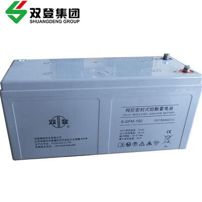 Shoto 6-GFM-150 12V150Ah Bateria de Ácido de Chumbo para Sistema de Energia de Comunicação Painel Solar