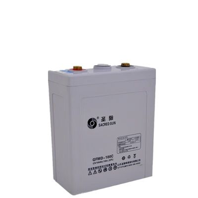 65mm Largura Sacred Sun GFMD-100C 2V100Ah Bateria de Ácido de Chumbo para comunicação de energia UPS