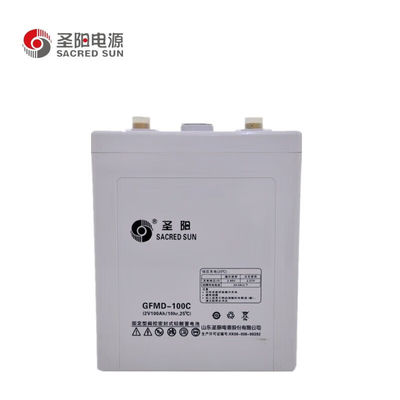 65mm Largura Sacred Sun GFMD-100C 2V100Ah Bateria de Ácido de Chumbo para comunicação de energia UPS