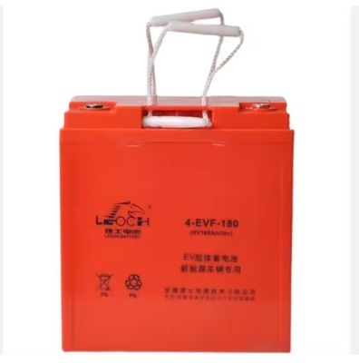 LEOCbateria de ácido de chumbo 4-evf-1808v180ah para veículos turísticos veículos sanitários veículos energéticos célula de alimentação de veículos 8V