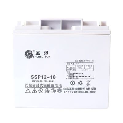 Sacred Sun SP12-18 12V18Ah Bateria para UPS estável de energia e sistema de armazenamento de energia solar
