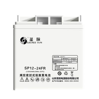 Sacred Sun SP12-24 Bateria de Ácido de Chumbo 12V24Ah para Máquinas de Produção e Indústria