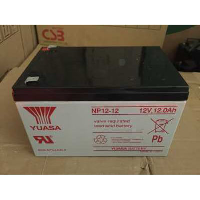 Bateria de Ácido de Chumbo durável Yuasa NP12-1212V12AH para energia de emergência e comunicações