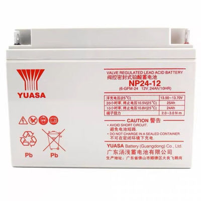 Bateria Yuasa NP24-1212V24AH para iluminação sustentável e aplicações de energia solar