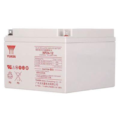Bateria Yuasa NP24-1212V24AH para iluminação sustentável e aplicações de energia solar