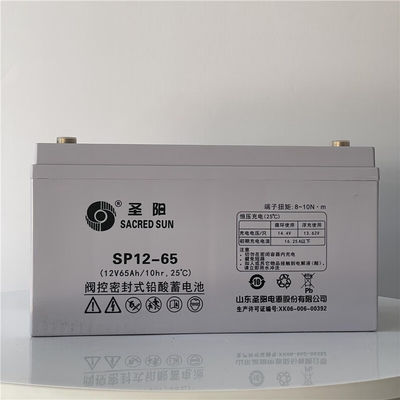 Sacred Sun 12V65Ah Bateria de Ácido de Chumbo para Comunicação de Energia UPS Armazenamento de Energia Solar