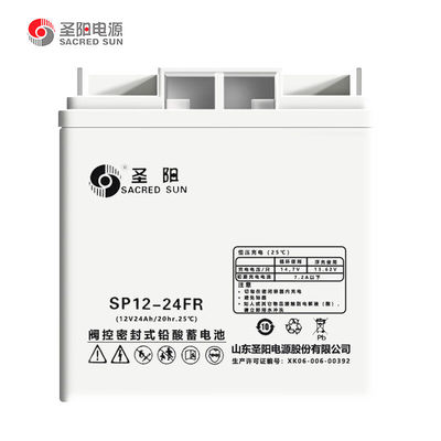 Sacred Sun SP12-24 12V24Ah bateria de chumbo para reserva de energia em qualquer faixa de temperatura