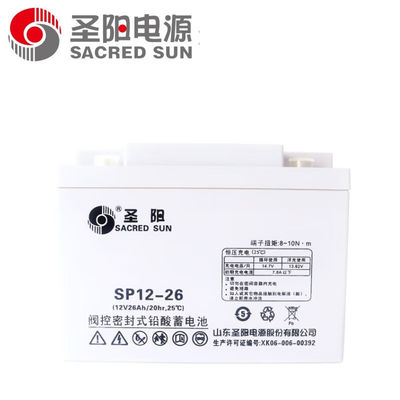 SP12-26 Bateria selada de 12V26Ah da Sacred Sun para energia UPS e armazenamento de energia solar