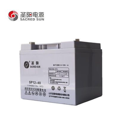 Sacred Sun Charging SP12-40 Bateria de Ácido de Chumbo Durável para energia UPS e comunicação