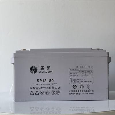 Sacred Sun Bateria recarregável de chumbo 12V80Ah para energia UPS e armazenamento de energia solar