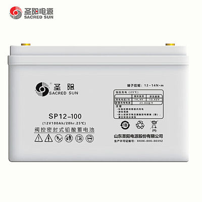 Intervalo de temperatura aplicável -15 C-45 C Sacred Sun SP12-100 Bateria para sistemas de energia