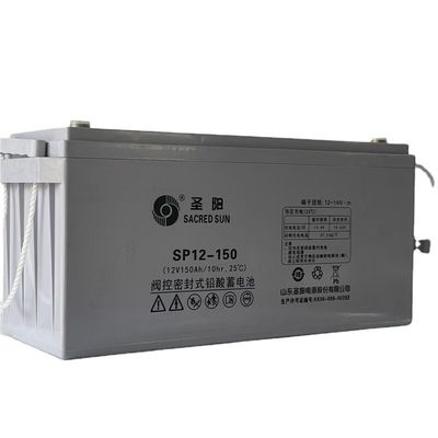 Sacred Sun regulado SP12-150 bateria de chumbo ácido 12V150Ah para comunicação de energia UPS