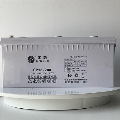Sacred Sun SP12-200 12V200Ah Bateria de Ácido de Chumbo para Sistema de Alarme de Potência Largura mm 234