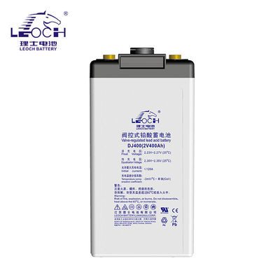 Bateria Leoch DJ400 Bateria de chumbo ácido 400Ah C10 para solução de armazenamento de energia solar
