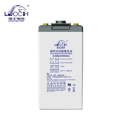 2V600Ah Leoch Bateria DJ600 para sistemas de armazenamento de energia solar de comunicação de energia UPS