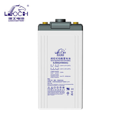 Bateria Leoch DJ800 Bateria de chumbo-ácido 2V800Ah para equipamentos médicos e sistemas de energia