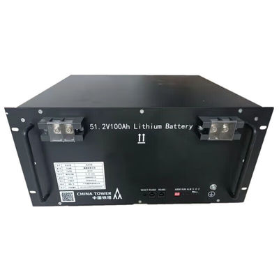 43KG ZTT 48100 Bateria de Fósforo de Ferro de Lítio 51.2V100Ah para Sala de Computadores e Estação Base