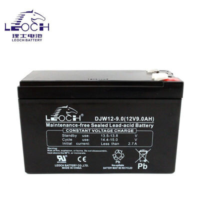 Material do recipiente ABS Leoch DJW12-9.0 Bateria de ácido de chumbo 12V9Ah para alimentação de Eps