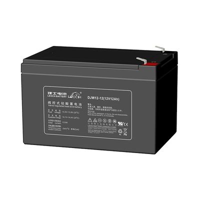 Bateria Leoch DJW12-12 12V12Ah Bateria de chumbo-ácido para comunicação e backup duradouro