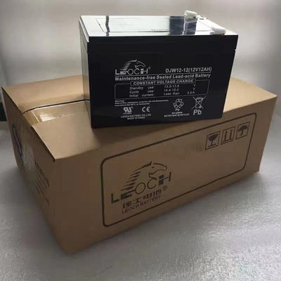 Bateria Leoch DJW12-12 12V12Ah Bateria de chumbo-ácido para comunicação e backup duradouro