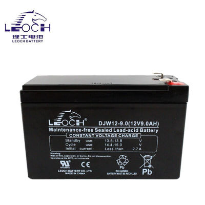 Resistente ABS Container Leoch Bateria DJW12-9.0 12V9Ah para UPS Sistema de Energia da Sala de Máquinas