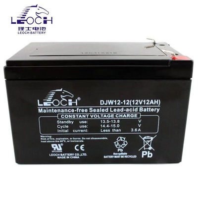 Bateria Leoch DJW12-12 12V12Ah para sistemas de energia solar de armazenamento de energia