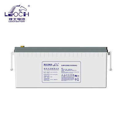 12V200Ah Leoch Bateria recarregável DJM12200S para Sistema de Energia de Armazenamento de Energia Solar