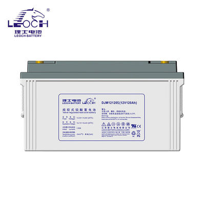 Bateria de chumbo-ácido recarregável 12V120Ah para sistema de energia solar de armazenamento de energia por Leoch