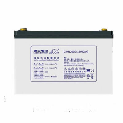 Bateria de 12V90Ah para máquinas industriais de produção Sistema de energia solar de armazenamento