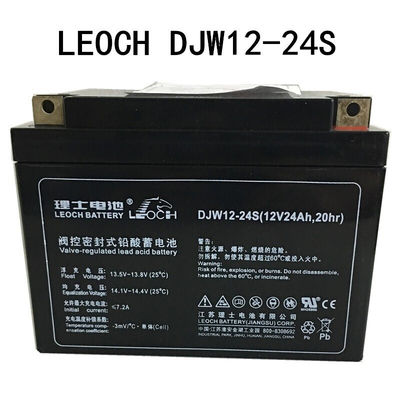 Bateria Leoch Substituição DJW12-24s 12V24Ah Bateria de Ácido de Chumbo para Comunicação de Energia