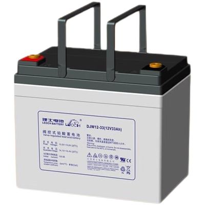 130±1mm Largura Leoch Bateria DJW12-33 Bateria de Ácido de Chumbo 12V33Ah para Sistema de Energia Solar