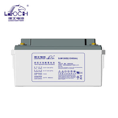 12V65Ah Leoch Bateria DJM1265S para Sistema de Energia de Armazenamento de Energia Solar e UPS Power